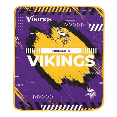 NFL Minnesota Vikings Game Tech Ultra Cozy Throw Blanket