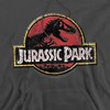 Men's Jurassic Park Stone Logo Pull-Over Hoodie - 2 of 4