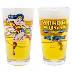 Adult Wonder Woman Awesome Pint Glass - 1 of 3