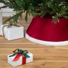 Northlight 25" Red Santa Suit Round Christmas Tree Collar - 2 of 4