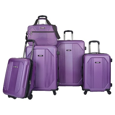 target purple luggage