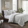 Plaid Flannel Cotton Classic Modern Farmhouse Duvet Cover Set by Blue Nile Mills - 4 of 4