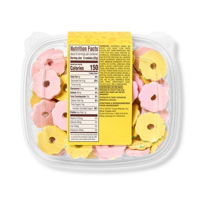 Strawberry & Lemon Frosted Shortbread Mini Cookies - 9.5oz - Favorite Day™