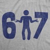 Youth Funny T Shirts 6 7 Stick Figure Sarcastic Viral Meme Graphic Novelty Tee For Kids - Crazy Dog Youth T Shirt For Nerds - 2 of 4
