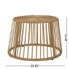 Christopher Knight Home Caryl Outdoor Wicker Chair and Side Table Set with Cushion - 4 of 4