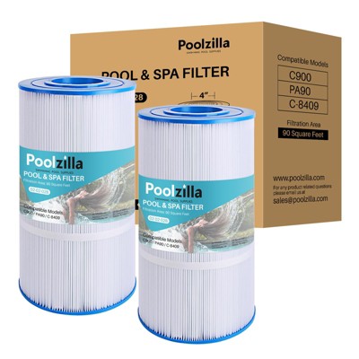Poolzilla Replacement Pool Filter for PLF90A, Pleatco PA90, Hayward Star Clear Plus C900, Hayward CX900-RE, Unicel C-8409, Sta-Rite PXC95