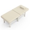 Dolonm 75" Wide -Beauty Salon Beauty Bed Modern Massage Bed,square leg iron frame structure - No adjustable backrest - 4 of 4