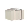 10x8 FT Outdoor Garden Shed with Hinge Door,Large Metal Backyard Patio Storage Shed,Aluminum Alloy Frame Tool Shed with Ventilation-Coolbibila - 2 of 4