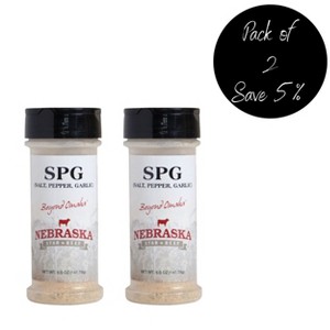 Nebraska Star Beef 5 oz Salt, Pepper, Garlic Seasoning - Pack of 2 - 1 of 4