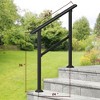 Racxily Hand Rails for Outdoor Steps,  Handrail 2 Pack - 3 of 4