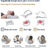 PDTEND Soft Ventilated Contour Memory Foam Pillow for Side Sleeping - Tencel Cover - 4 of 4