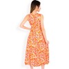 Anna-Kaci Women's Sleeveless Tiered Maxi Dress with Vibrant Abstract Print and Tassel Tie Detail - 4 of 4