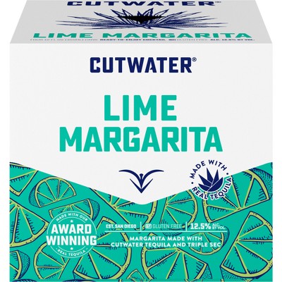 Cutwater Lime Tequila Margarita Cocktail - 4pk/12 fl oz Cans