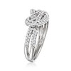 Ross-Simons 0.50 ct. t.w. Diamond Knot Ring in Sterling Silver - 3 of 4