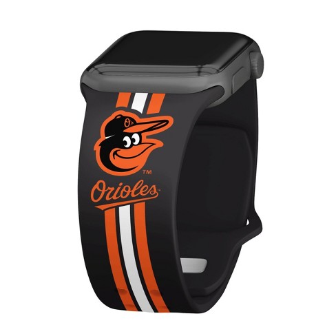 Mlb Baltimore Orioles Wordmark Hd Apple Watch Band 42 44 45mm