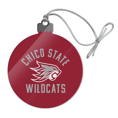 California State University Chico Wilcats Logo Acrylic Christmas Tree Holiday Ornament