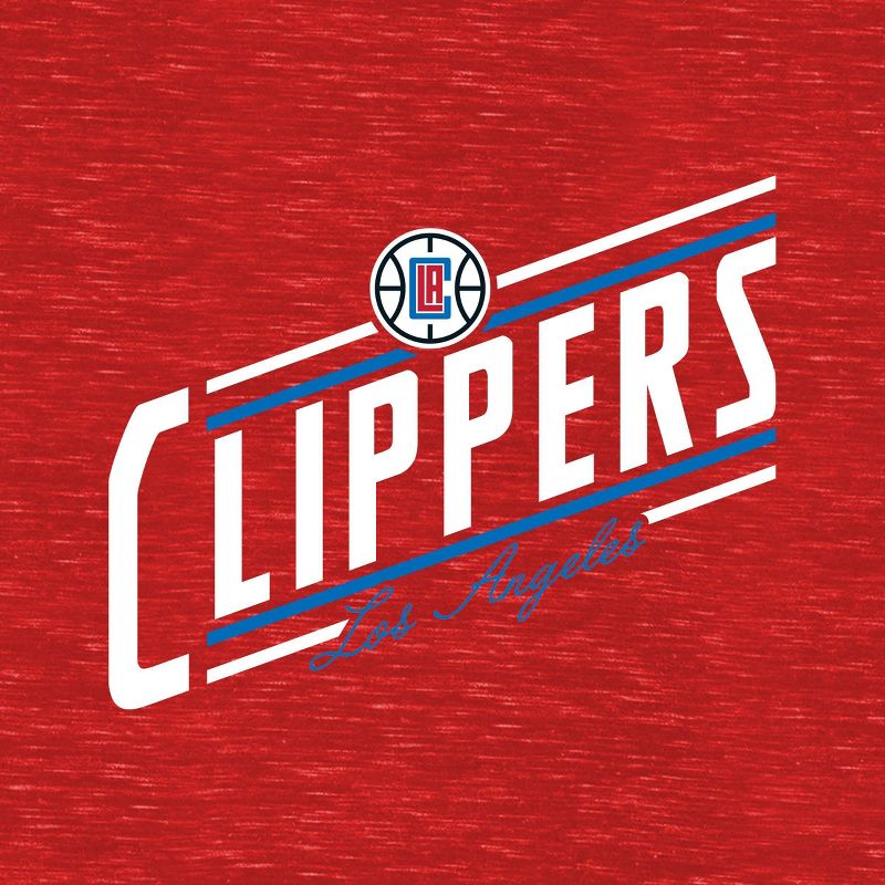 NBA Los Angeles Clippers Women&#39;s Short Sleeve V-Neck T-Shirt - XL, 4 of 5