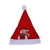Unique Bargains Christmas Hat Polyester Non-Woven Fabric Red 11.02"x15.75" 1 Pc - 4 of 4