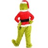 HalloweenCostumes.com 4T   Grinch Santa Claus Toddler Costume, Red/White/Green - 4 of 4