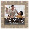 PosterPalooza | 16x16 Wide Bamboo Picture Frame, UV Acrylic, 4 Finishes - Brown, Black, Silver, and Natural - 2 of 4