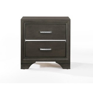 NicBex Nightstand with Drawers,Side Table with Wood Tapered Legs and Finish,Modern Bedside Table for Bedroom,Living Room - 1 of 4