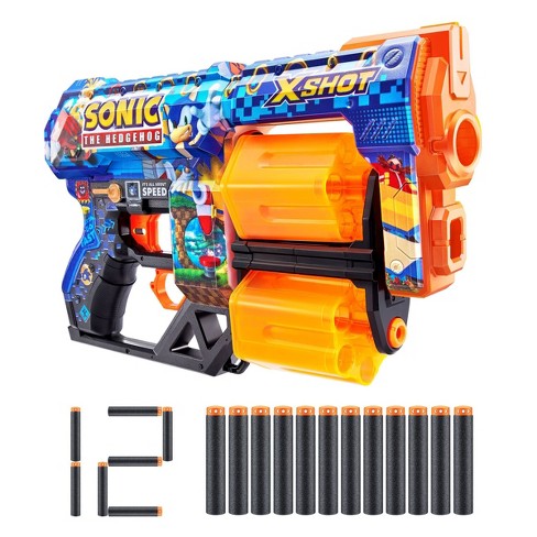 X-shot Skins Dread Dart Blaster - Sonic The Hedgehog By Zuru : Target