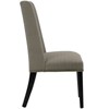 Modway Baron Dining Chair Fabric Set of 2 - Granite - 3 of 4