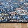 Floral Bohemian Non-Slip Indoor Outdoor Area Rug by Blue Nile Mills - 4 of 4
