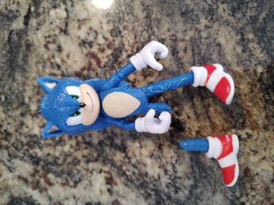 Sonic 2 Movie 4 Inch Figures Sonic with Map & Pouch 