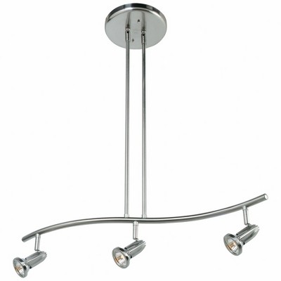 Access Lighting Cobra 3 - Light Pendant in  Brushed Steel