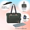 Dikaslon Diaper Bag Tote with Pacifier Case and Changing Pad Baby Bag for Boys and Girls - 3 of 4