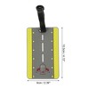 Unique Bargains Aircraft Route Pattern Luggage Tag 1 Pc - 2 of 4