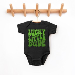 The Juniper Shop Lucky Little Dude Wavy Baby Bodysuit - 1 of 2