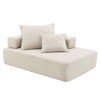 NicBex Couches for Living Room 56" Lounge Frame for Oversized Modular U-Shaped Sectional Sofa Boucle Floor Convertible Compressed Couch - 3 of 4