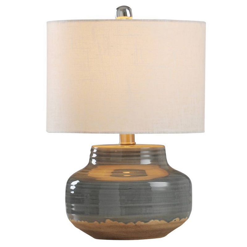 Prova Ceramic Table Lamp Gray Finish - StyleCraft, 6 of 14