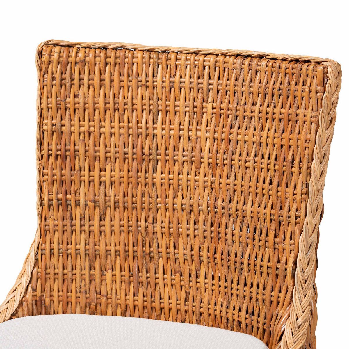 bali & pari Derris Natural Rattan Counter Stool with Cushion Light Honey - thumbnail 4