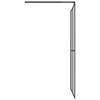 VidaXL Walk-in Shower Screen 39.4 in.x76.8 in. Dark Tempered Glass - 4 of 4