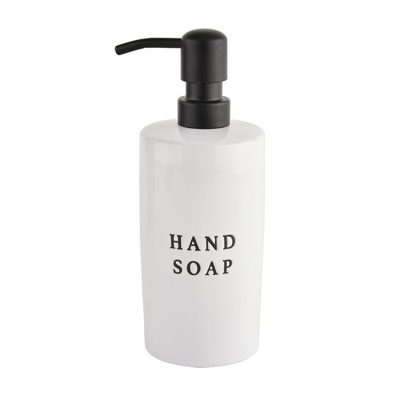 Sweet Water Decor White Stoneware Hand Soap Dispenser - 15oz, 1 of 5