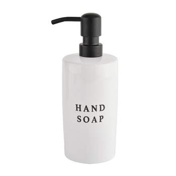 Sweet Water Decor White Stoneware Hand Soap Dispenser - 15oz