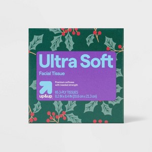 Holiday Ultra Soft Facial Tissue - Very Merry - 65ct - up&up™ - 1 of 4