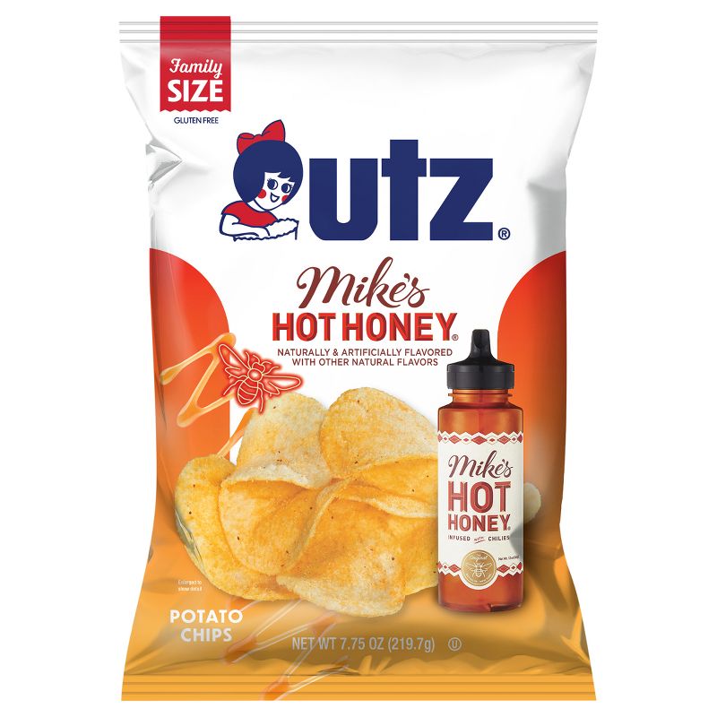 Utz Mike&#39;s Hot Honey Potato Chips - 7.75oz, 1 of 5