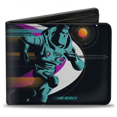 Adult Lightyear Buzz Running Pose Bi-Fold Wallet