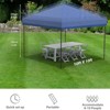 Pop Up Canopy Tent, Folding Shelter, Easy Setup Outdoor Canopy with No Sidewall, Height Adjustable Gazebo for Camping & Events - 2 of 4