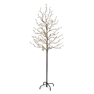 6' LED Lighted Warm White City Lights Tree