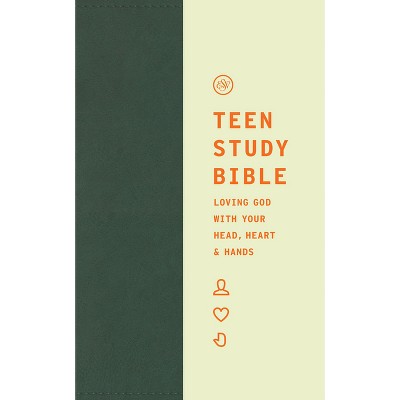 ESV Teen Study Bible (Trutone, Seaside Blue) - by  Jon Nielson (Leather Bound)