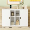 Full Size Murphy Bed with Shelves, Cabinets and USB Ports - 3 of 4