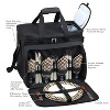 Picnic at Ascot Soft Sided Cooler with Four Person Picnic Set - 4 of 4