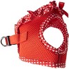 Doggie Design American River Choke Free Dog Polka Dot Ruffle Harness-Red - 2 of 3