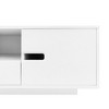 LIVAREEmlen Modern High Glossy Rectangle Coffee Table, Stylish Table with Storage Space, Accent Furniture with 16 Color LED Lights for Living Room - 3 of 4