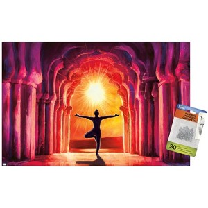 Trends International PD Moreno - Fine Art - Yoga Morning Sun Unframed Wall Poster Prints - 1 of 4